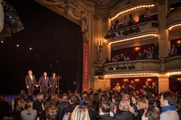 1ère du spectacle "Eric Dupond Moretti à la barre" au théâtre de la Madeleine

Philippe Lellouche
Hadrien Raccah