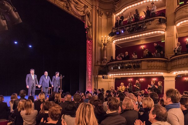 1ère du spectacle "Eric Dupond Moretti à la barre" au théâtre de la Madeleine

Philippe Lellouche
Hadrien Raccah