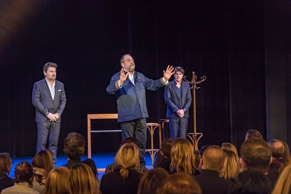 1ère du spectacle "Eric Dupond Moretti à la barre" au théâtre de la Madeleine

Philippe Lellouche
Hadrien Raccah