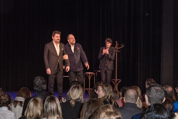 1ère du spectacle "Eric Dupond Moretti à la barre" au théâtre de la Madeleine

Philippe Lellouche
Hadrien Raccah