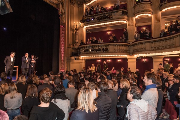 1ère du spectacle "Eric Dupond Moretti à la barre" au théâtre de la Madeleine

Philippe Lellouche
Hadrien Raccah