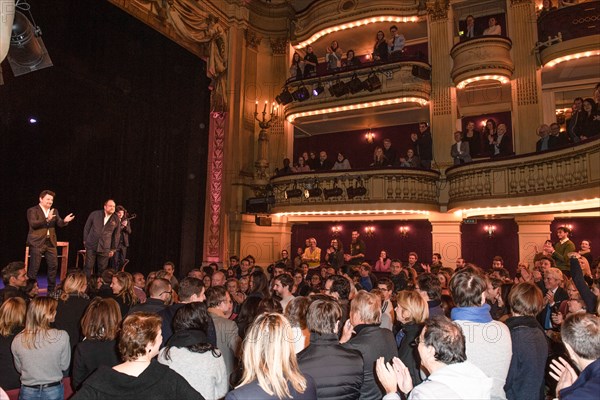 1ère du spectacle "Eric Dupond Moretti à la barre" au théâtre de la Madeleine