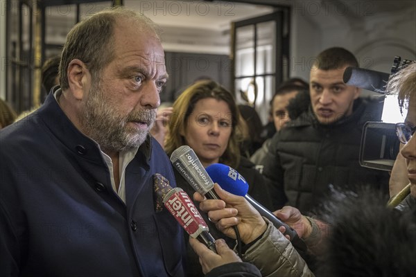 1ère du spectacle "Eric Dupond Moretti à la barre" au théâtre de la Madeleine