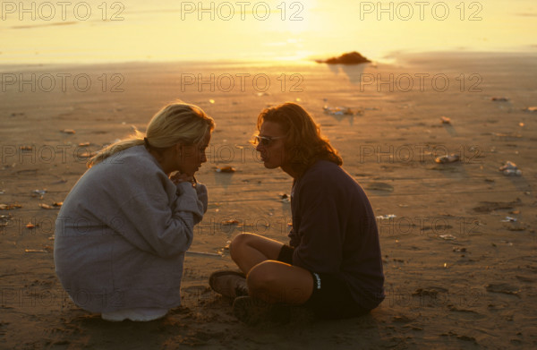 Ophélie Winter et son frère Mickaël (1996)