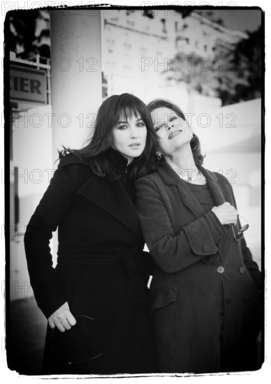 Claudia Cardinale et Monica Bellucci, Cannes, 2004