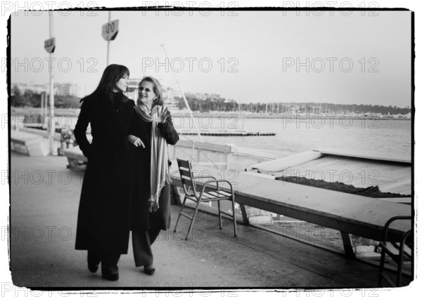 Claudia Cardinale et Monica Bellucci, Cannes, 2004