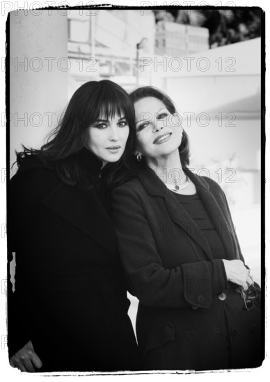Claudia Cardinale et Monica Bellucci, Cannes, 2004