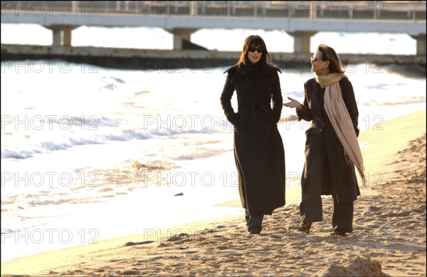 Claudia Cardinale et Monica Bellucci, Cannes, 2004
