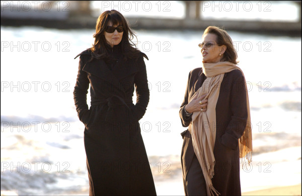 Claudia Cardinale et Monica Bellucci, Cannes, 2004