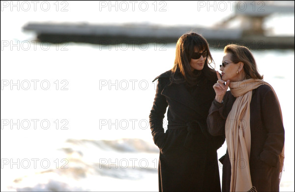 Claudia Cardinale et Monica Bellucci, Cannes, 2004