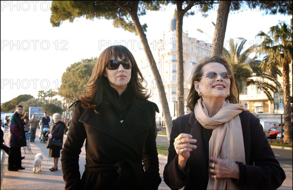 Claudia Cardinale et Monica Bellucci, Cannes, 2004