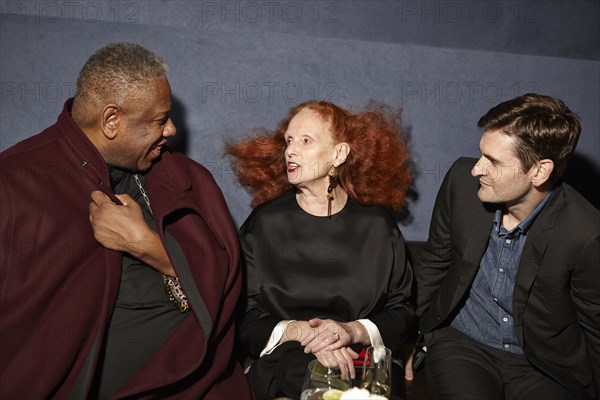 André Leon Talley and Grace Coddington