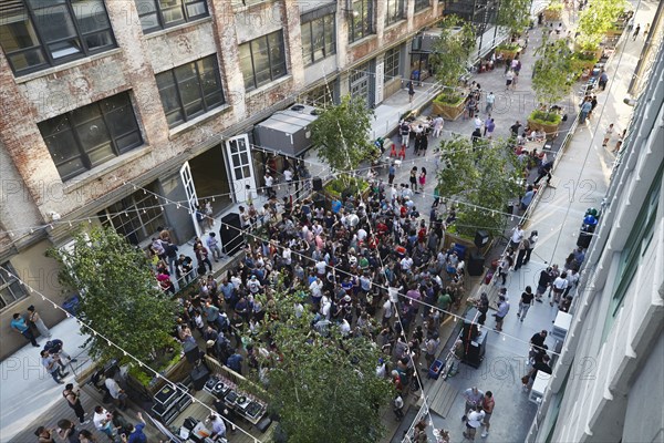 Fête en plein air à New York