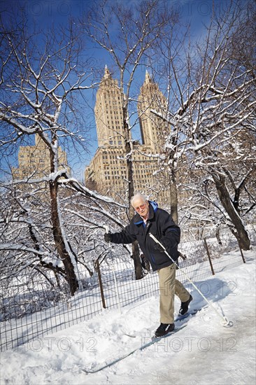 Central Park en hiver, New York