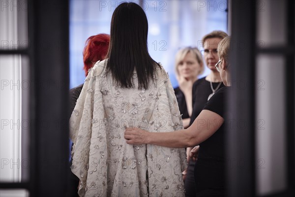 Coulisses du défilé Ralph & Russo 2015