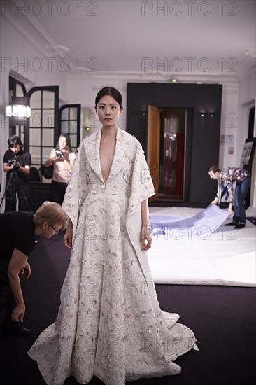 Coulisses du défilé Ralph & Russo 2015