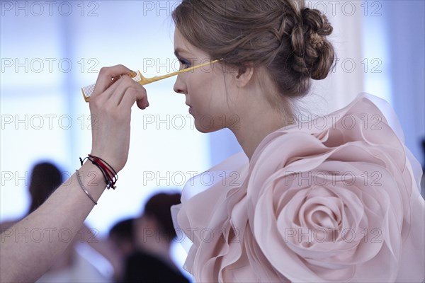 Coulisses du défilé Ralph & Russo 2015