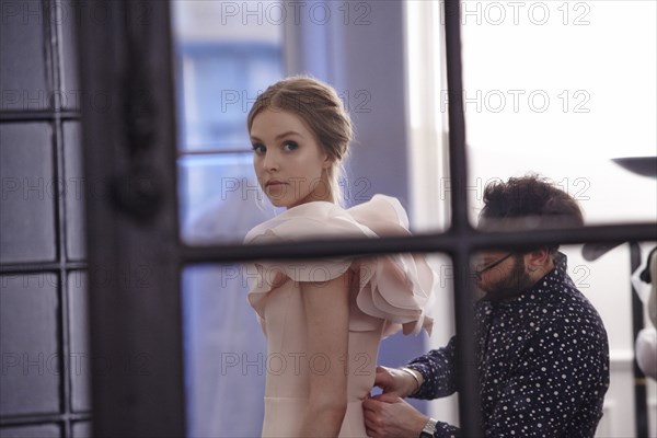 Coulisses du défilé Ralph & Russo 2015