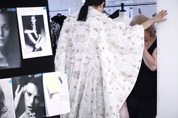 Coulisses du défilé Ralph & Russo 2015