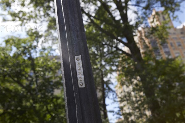 Feature: the mysterious numbers on Central Park street lamps