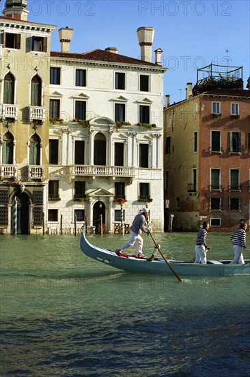 Régate sur le Grand Canal de Venise