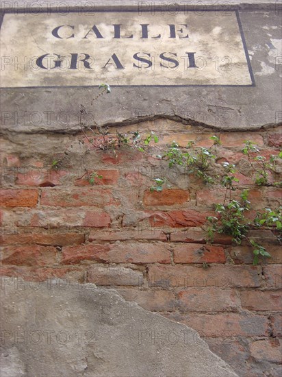 Calle Grassi near Palazzo Grassi in Venice