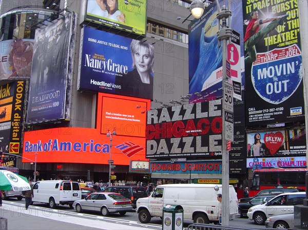 New-York (USA), Manhattan, Times Square