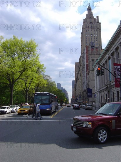 8e avenue et Central Park West à New-York