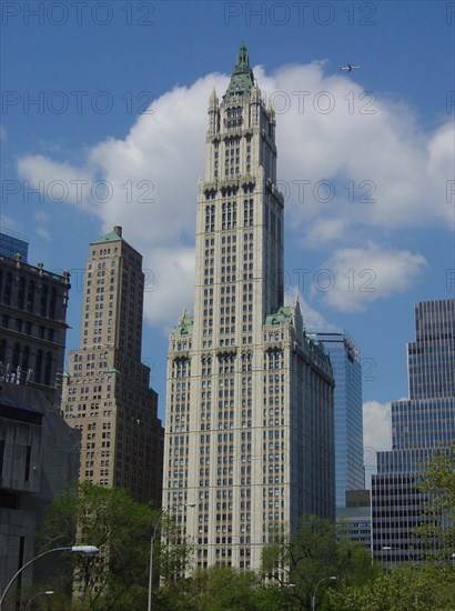 L'immeuble Woolworth à New-York