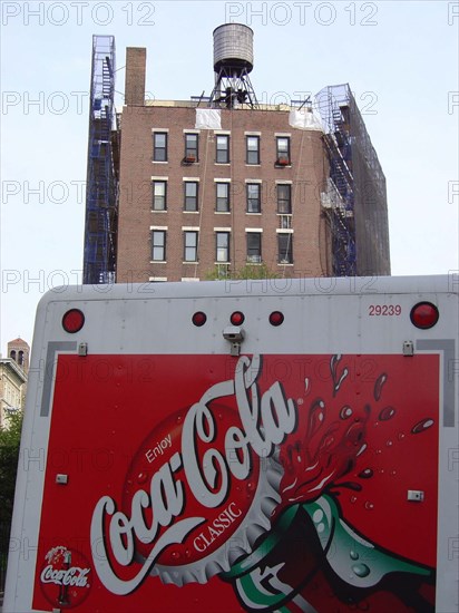 Un camion Coca Cola à New-York