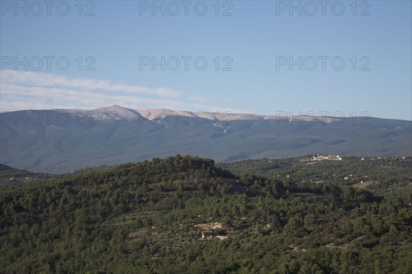 Provence453 Provence, collines provencales, Mont Ventoux, face sud, été