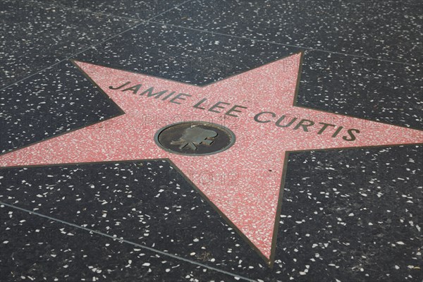 Hollywood Boulevard, Walk of Fame, stars / étoiles : Jamie Lee Curtis