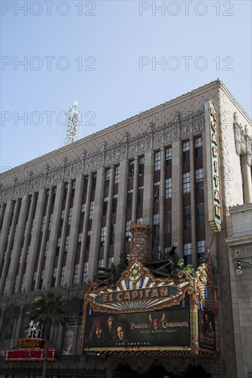 El Capitan Theater, Hollywood Boulevard, Walk of Fame (Disney)