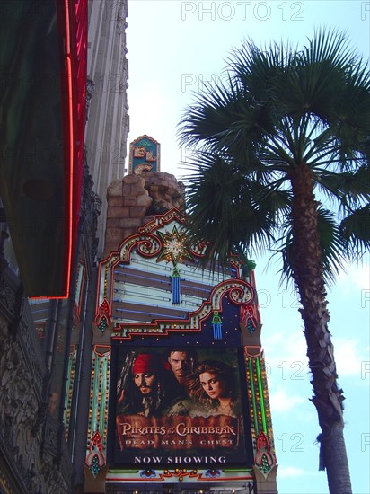 El Capitan Theater, Hollywood Boulevard, Walk of Fame (Disney)