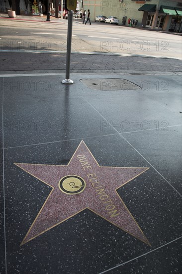 Hollywood Boulevard, Walk of Fame, stars / étoiles : Duke Ellington