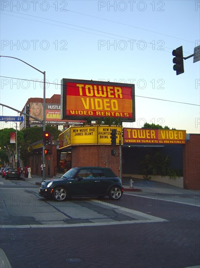 Tower Records and Video, Sunset Boulevard, Los Angeles