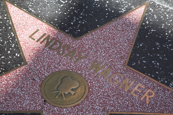 Hollywood Boulevard, Walk of Fame, stars / étoiles : Lindsay Wagner
