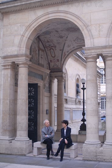 Marc Fumaroli et Valérie-Anne Giscard d'Estaing