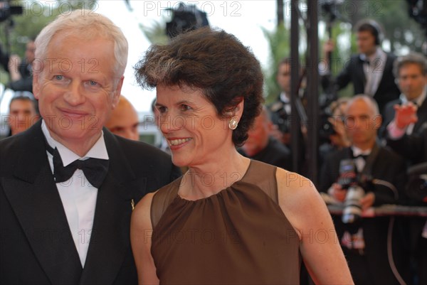 Bernard Fixot et Valérie-Anne Giscard d'Estaing - Festival de Cannes, mai 2008