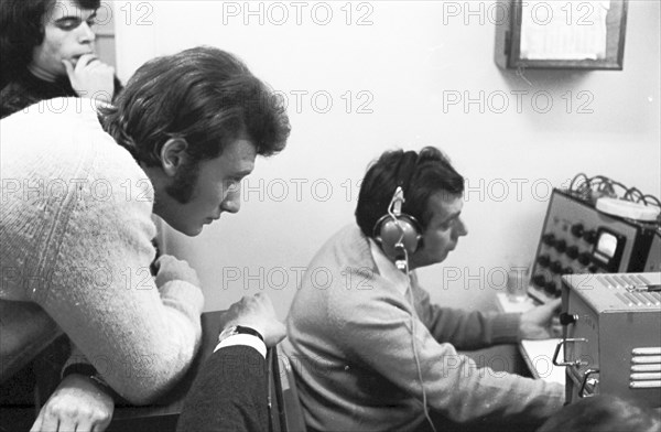 Johnny Hallyday et Hubert Wayaffe, 1967