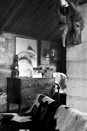 Sculptor Eugène Dodeigne studio in Bondues.