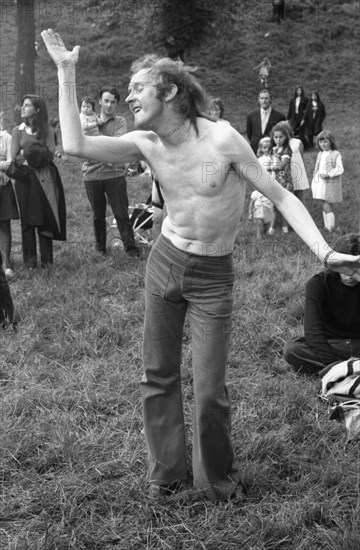 Dancing at pop concert, Phoenix Park, Dublin