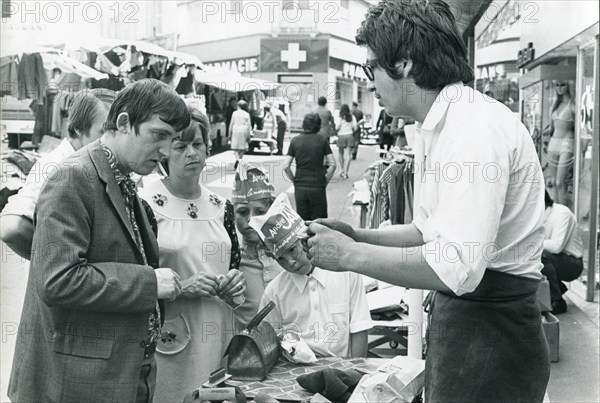 Street market, Lyon, France