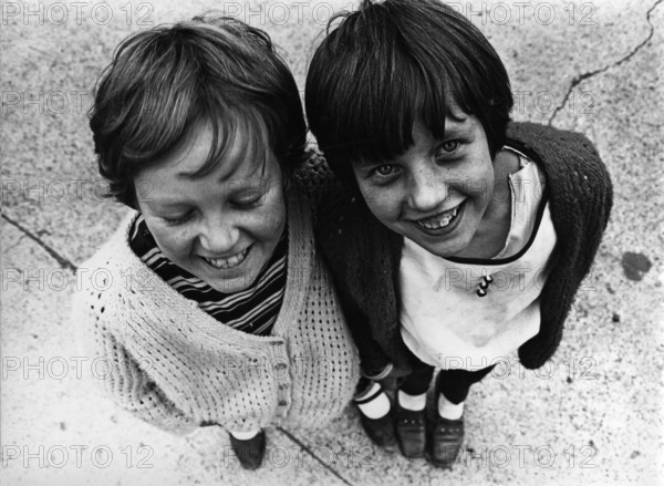Two girls, Eccles Street, Dublin