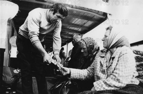 A bord du ferry vers les îles d'Aran, Irlande