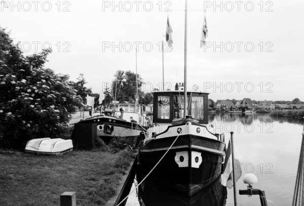 Bateaux amarrés, Pays-Bas