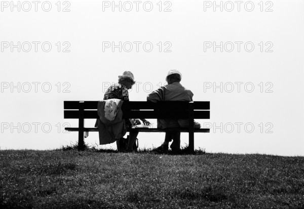 Couple sur un banc, Pays-Bas