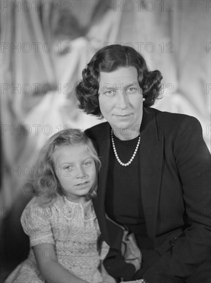 Princess Marie Bonaparte with her daughter Tatiana