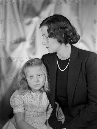 Princess Marie Bonaparte with her daughter Tatiana