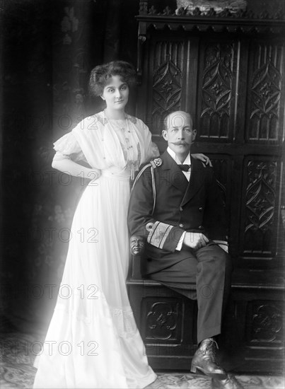 George I of Greece and wife Princess Marie Bonaparte